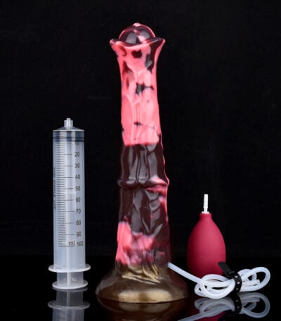 11.2in Horse Dildo Ejaculating Dragon Dildo Silicone Fantasy Dildos Gay Sex Toys(Magnum)