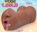 3 in 1 Pocket Pussy Ass Oral Blowjob Sex Toy size