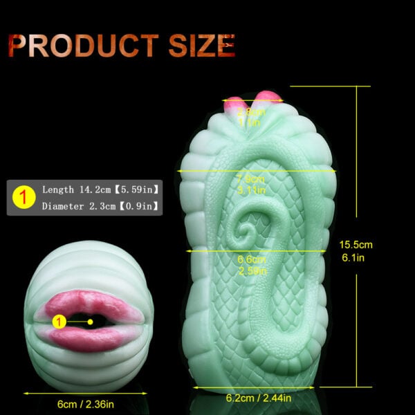 Snake Animal Pocket Pussy–Fantasy Monster Masturbator for Men Size