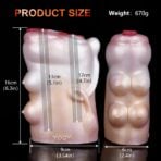 1.5lb Fantasy Cow Pussy Masturbator Male Stroker Animal Fantasy Toy size