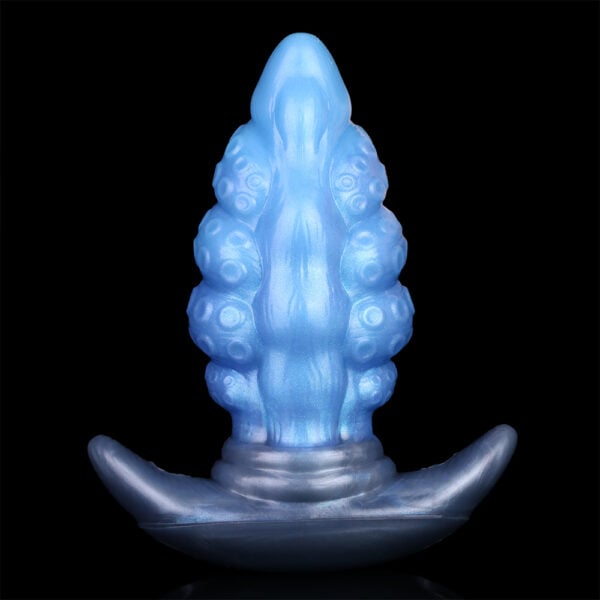 Blue Wearable Anal Plug Huge Butt Plug Anal Trainer Sex Toys (2)