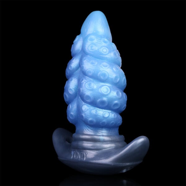 Blue Wearable Anal Plug Huge Butt Plug Anal Trainer Sex Toys (5)
