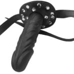 Face Dildo Double-Cock Lockable Realistic Penis Gag Mouth Gag (1)