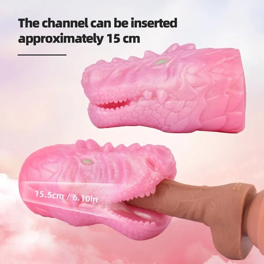 2.2lb Anime Pink Dragon Discreet Pocket Pussy Amouranth Pocket Pussy