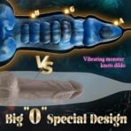 Thrusting Vibrating Heating Huge Dildo with Suction Cup (5)