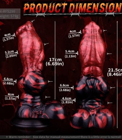 Fake Horse Cock Dildo Dog Knot Dildo (1)