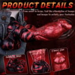 Fake Horse Cock Dildo Dog Knot Dildo (2)