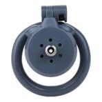 Flat Chastity Cage Blue