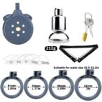 Flat Chastity Cage with Inverted Penis Cup (2)