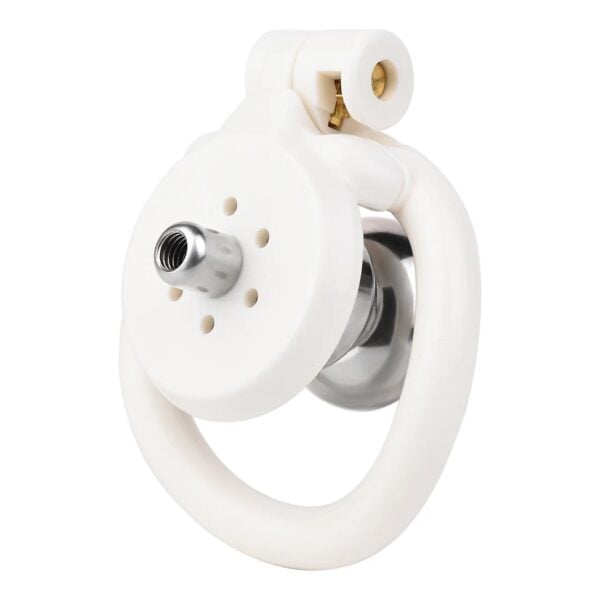 Flat Chastity Cage white