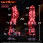 Horse Dick Dildo Red Giant Dildo Anal Knot Dildo SZIE
