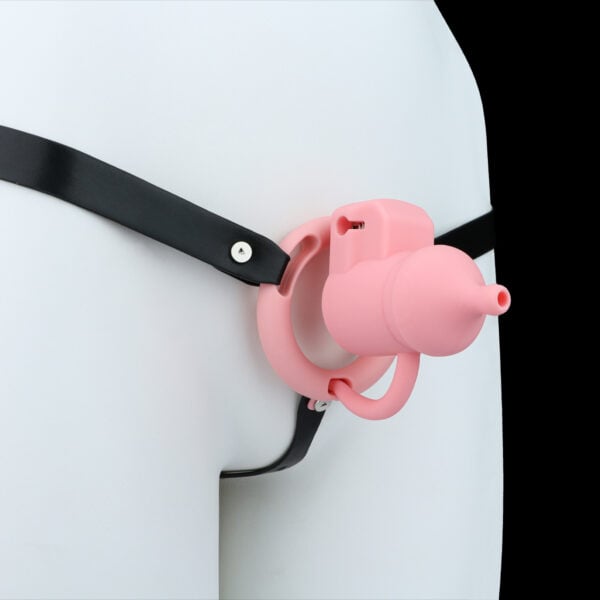 Pink Small Chastity Cage Silicone Male Chastity Cage