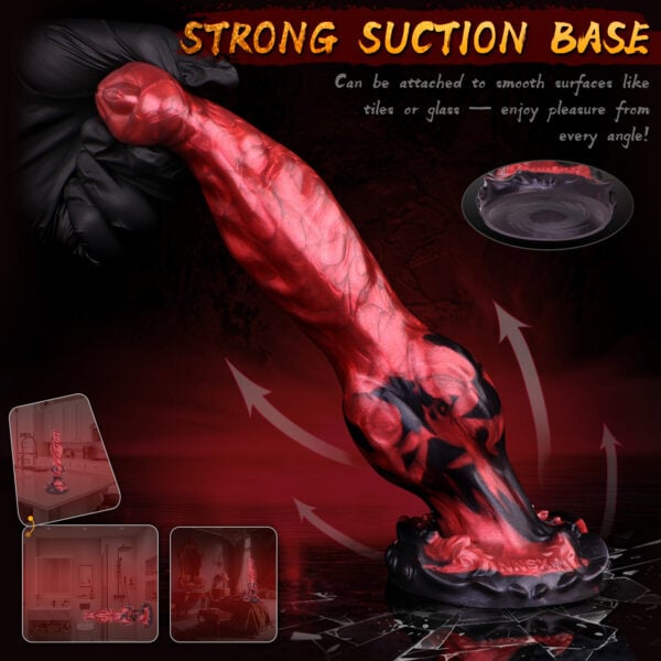 Red dog knot dildo Big Animal Dildo (1)