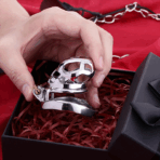 Small Chastity Cage Metal Cobra Chastity Cage