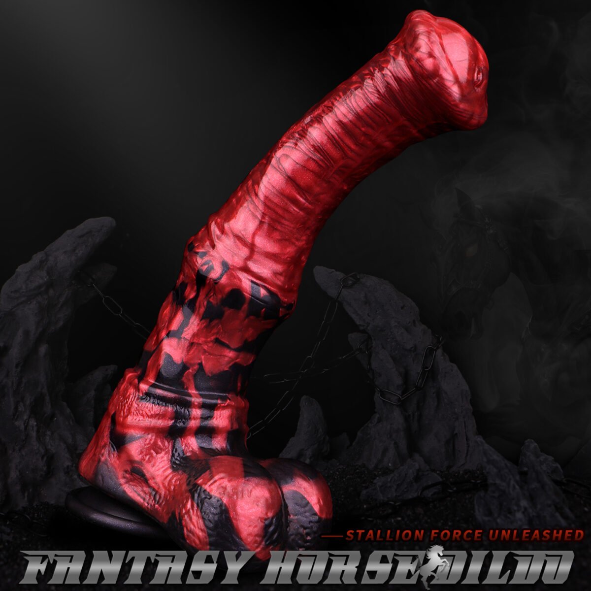 Big Anal Horse Dildo Animal Horse Cock Sheath - (2)