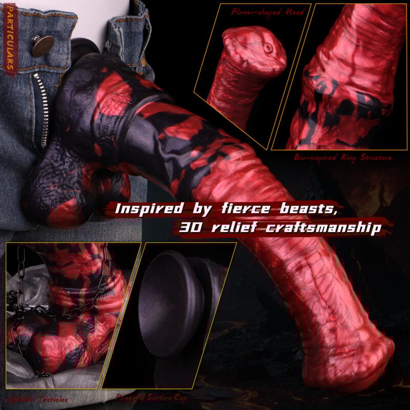 Big Anal Horse Dildo Animal Horse Cock Sheath - (4)