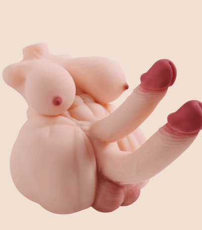 Futa Sex Doll with Two Dicks Shemale Sex Doll Transsexual Toys (2)