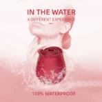 Rose Sex Toy placed in water