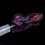 Glass rod inserted into Bad Dragon Sex Toys