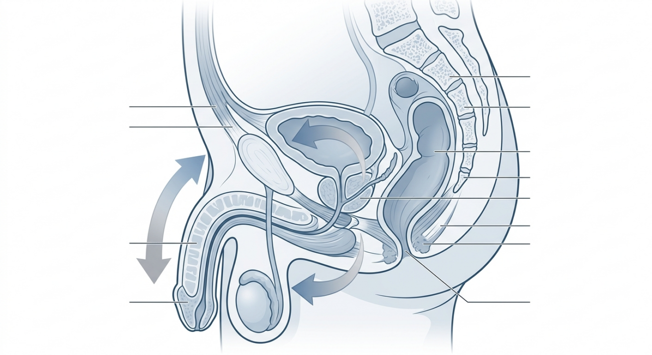 Penile Physiology Anatomy Diagram