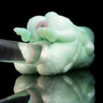 Alien Fantasy Silicone Fake Vagina Double Pocket Pussy Male Masturbator using