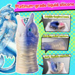 Fantasy Dolphin Silicone Pocket Pussy Pump-Blow Job Simulator 5