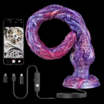 19.8in Endoscopic Camera Long Anal Plug Tentacle Toy