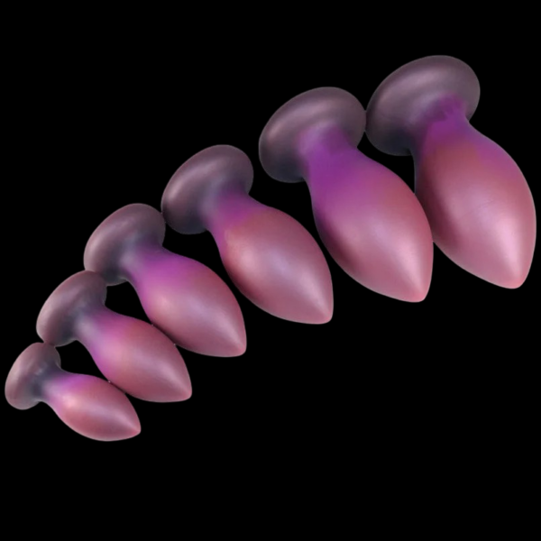 Purple Large Butt Plug Anal Fisting Expansion Sex Toy