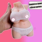 Mini Sex Doll Torso Pocket Pussy with white Lingerie(Alina)4