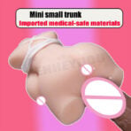 Mini Sex Doll Torso Pocket Pussy with white Lingerie(Alina)1
