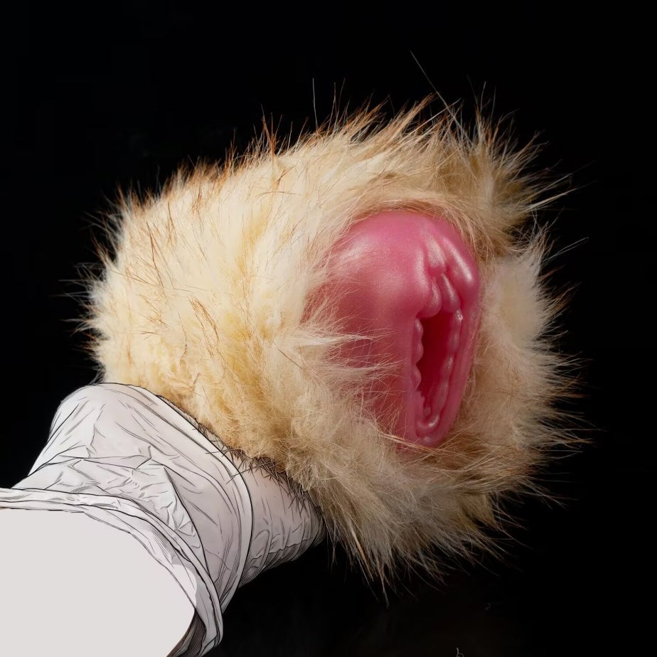 Furry Fleshlight Platinum Silicone Furry Sex Toy