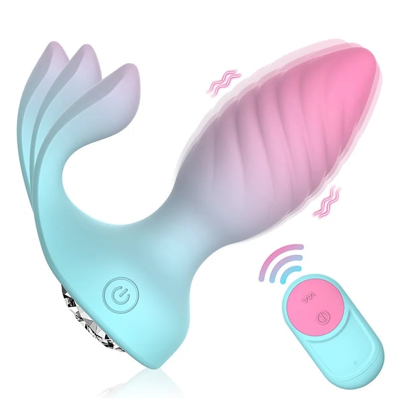 Wearable Panty Vibrators Remote Control Vibrator Anal Plug