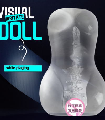 Clear Pocket Pussy Transparent Male Sex Toy Clear Masterbator (1)