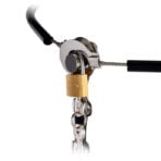 Female Chastity Belt with Stainless Steel Butt Plug lock