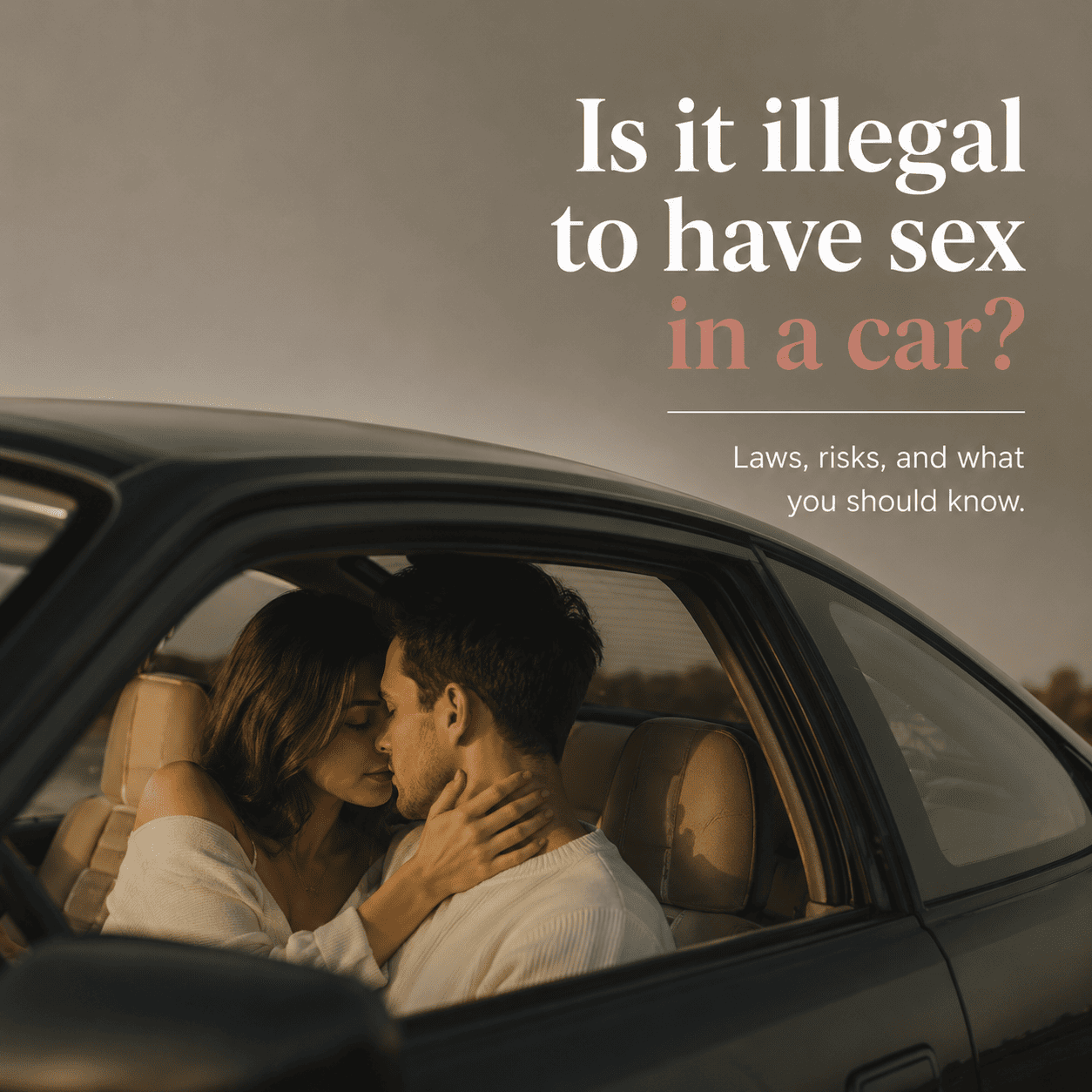 Is it illegal to have sex in a car