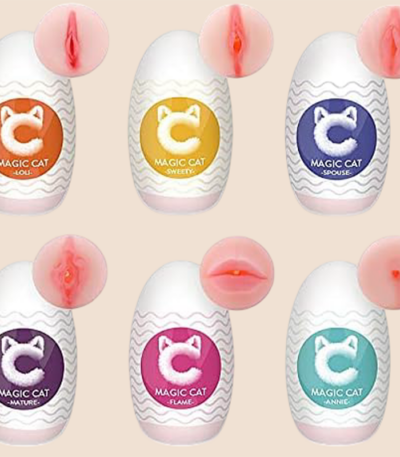 Magic Cat Male Egg Masturbator Portable Egg Sex Toy