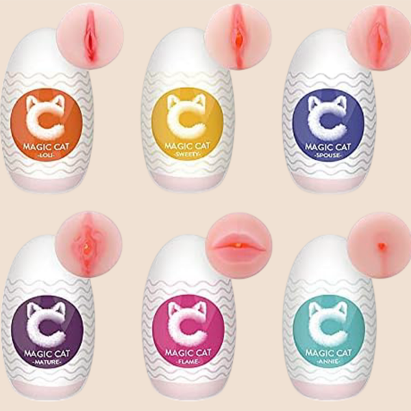 Magic Cat Male Egg Masturbator Portable Egg Sex Toy