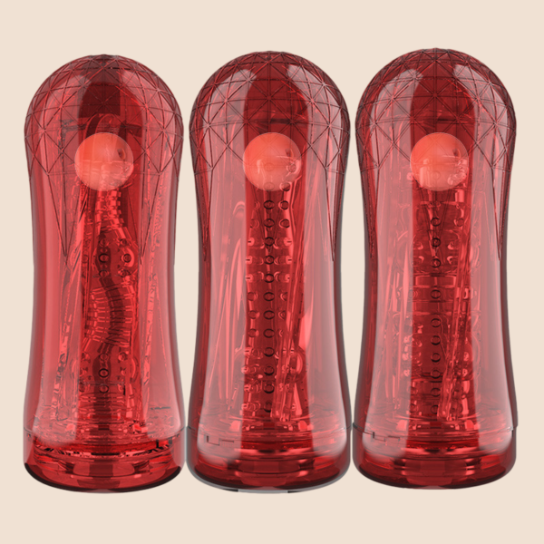 Shock Ball Crystal Male Masturbator Transparent Fleshlight8