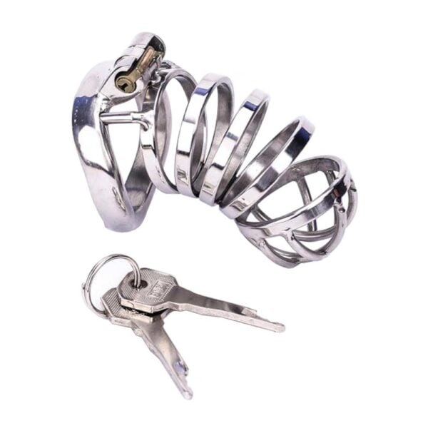 The Undelivered Package Stainless Steel Chastity Cage - 135mm Urethral Dilator Tube