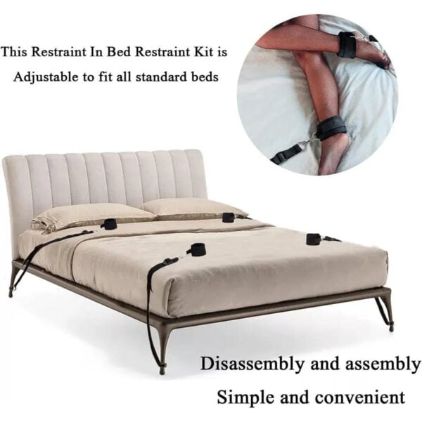 Bed Bondage Hand Cuffs Restraints Set1