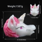 Cute Unicorn​ Horse Head Size