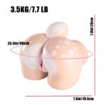 Fantasy Deer Pocket Pussy Double Hole Animal Pussys size