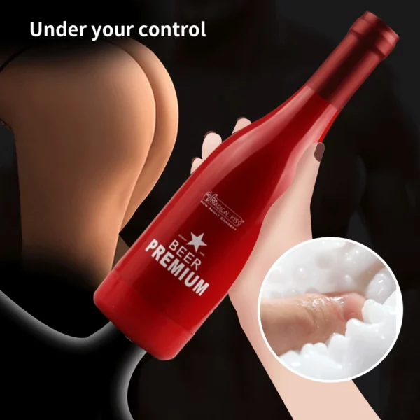 Red Wine Male Masturbator Discreet Pocket Pussy1